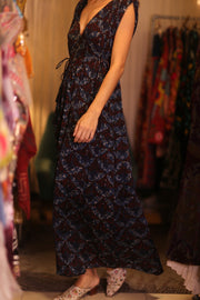 SILK DRESS VICTORIA ELLE - sustainably made MOMO NEW YORK sustainable clothing, bestseller slow fashion