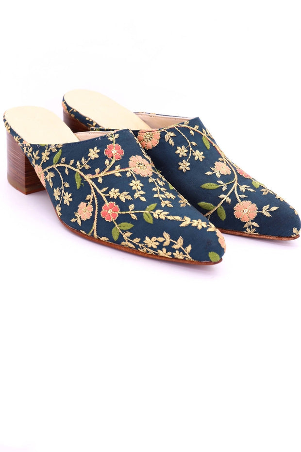 HEELED MULES X ANTHROPOLOGIE - sustainably made MOMO NEW YORK sustainable clothing, mules slow fashion