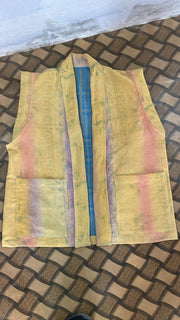 Handcrafted kantha quilt showcasing vibrant patterns as a perfect addition to sustainable fashion home décor.